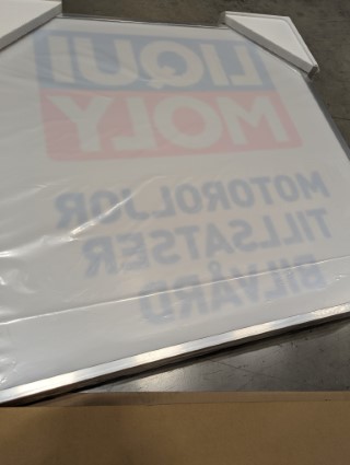 Ljusskylt Liqui-Moly 80x80 NO